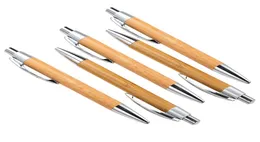 Azienda di prodotti in legno Eco Promo Marketing Incision Logo Click Natural Bamboo BallPoint BallPoint Pennyery7350180