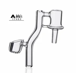 Estoque 4mm de quartzo suspenso com banger unha tigela grossa parede 10mm 14mm 18mm fêmea machos articulação transparente Drop Down Rig Rig 3777224459