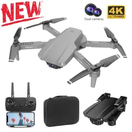 Droni WLR/C E99 PRO RC Mini drone 4K Dual Camera WiFi FPV Fotografia Aerial Photography Elicotteri Footcopter Dron Toys