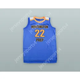 Andrew Wiggins personalizzato 22 Huntington Prep Basketball Jersey All Cucited Dimensioni S M L XL XXL 3XL 4XL 5XL 6XL di alta qualità