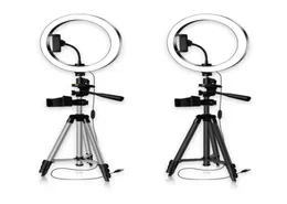 Fotoğraf Stüdyosu için Halka Işık 26cm Fotoğraf aydınlatma Selfie Ringlight, YouTube telefonu için tripod standı ile Video4337483