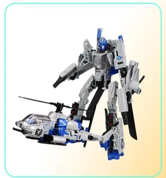 BPF aoyi Neue große Größe 21 cm Roboter Tankmodell Spielzeug Cool Transformation Anime Actionfiguren Flugzeugauto Film Kids Gift1776236