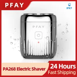 Shavers Pfay PA268 Mini Raso elettrici per uomini IPX7 IPX7 Waterproof Electric Razor Recargabile MACCHINA DELLA MASCHIO DEI MACCHI