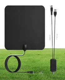 HDTV Antenna TV Digital HD 80 Meilen Range Skywire TV Indoor 1080p 4K 16ft Koax Kabel Easy Installation Hochempfang amplifiziert8581385