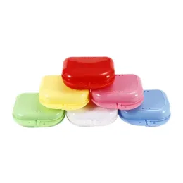 Mouth Teeth Guard Case Retainers Boxes Plastic Case False Teeth Container Case Denture Storage Box Organizer