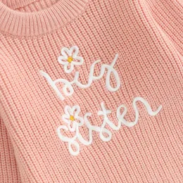 Симпатичный вязаный малыш для девочек -одежда Письмо вышивать