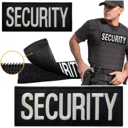 Durable Fabric Security for Uniform Tactical Officer Guard Vest Logo Badge Multi-Size Security Patch Hook Fastener Cloth Sticker