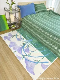 Dywany kwiaty miękki pluszowy kaszmirowy dywan dziewczyna pokój obok stóp koc dywany mata podłogowa sofa mata toaleta rrugs