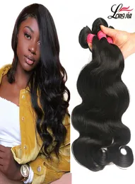 Grado 9A Body Body Brasiliano Wave non trasformato Brasile Vergine Capelli Oonda del corpo Human Hair Extension a buon mercato Capelli umani malesi peruviani 6317417