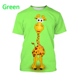 MYHALF Women's Cute Giraffe Graphic T-Shirt - Casual Short Sleeve Tee For Summer (Pink, Medium) - View #6