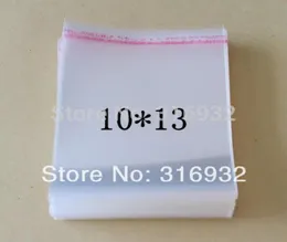 Klare wiederverschließbare Cellophanebopppoly -Taschen 1013 cm transparent Opp -Beutel Packung Plastiktüten Selbstkleber Seal 1013 CM3178479