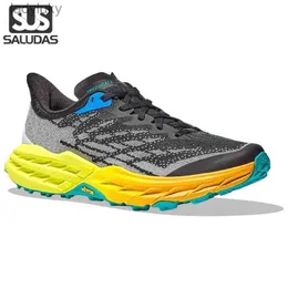 Sapatos atléticos saludas speedgoat 5 homens fora da estrada tênis unissex de borracha sola anti -deslizamento e desgaste tênis off road c240412