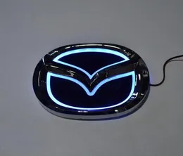 Car Styling Special modified whiteRedBlue 5D Rear Badge Emblem Logo Light Sticker Lamp For Mazda 6 mazda2 mazda3 mazda8 mazda cx7800088