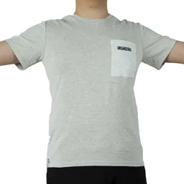 Proteção de fibra de fibra de prata da moda por atacado Camiseta de manga curta para homens para homens