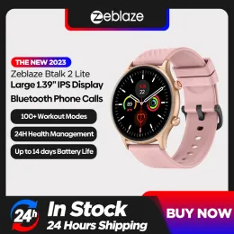 Watches New Zeblaze Btalk 2 Lite Smart Watch Large 1.39'' Hd Display Bluetooth Phone Calls 24h Health 100+ Workout Modes for Women