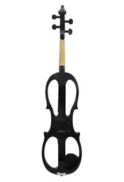 IRIN 44 Wood Maple Electric Violin Fiddle with Ebony Pittings Cable Cable Case Black9040033