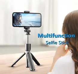 2022 Bluetooth Selfie Monopods Stick Mobile Phone Holder Retractable Portable Multifunctional Mini Tripod With Wireless Remote Shu5681701