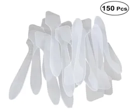 150st plastsmakeup spatula kosmetisk scoop mask stick sked för blandning och provtagning ansiktsmask1070480