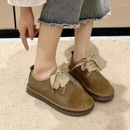 Casual Shoes Cross Women's Female Footwear Soft Autumn Sneaker Round Toe Dress Boat Fall Moccasin Flat Leisure Rubber Solid