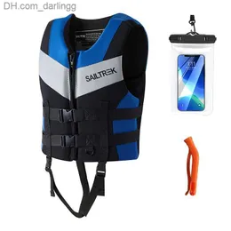 Life Vest Buoy Life Vest Vuxen Surfing Vest Kayak Tailboard Motorboat Livsbåt Water Simning Swimming Rafting Rescue Chloroprene RubberQ240412