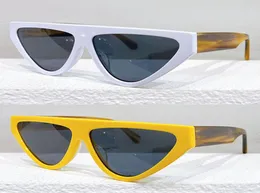 Мужские дизайнерские солнцезащитные очки для женщин White Oeri038 Fashion Classic Sunglasses UV400 Защита Lunette Glass 100 Acetate4504963