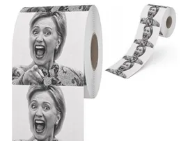 Papierhandtücher Ganzes Hillary Clinton Toilette Kreativ verkaufen Gewebe lustiges Gag Witz Geschenk 10 Stcs pro Set7688807