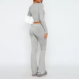 Kobiety Zestaw Sportswear Women Slim Fit Set inspirowane stylem stylu sportowego inspirowanego vintage Slim Fit T-Shirt z Pilates