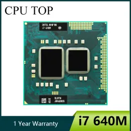 Motherboards Core i7 640m SLBTN Dual Core 2.8 GHz L3 4M Notebook CPU Laptop Processor Works på HM55