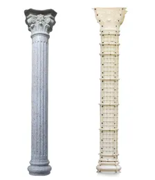 ABS PLÁSTICO ROMANO CONCRETO COLUNS MOLDOS Múltiplos estilos European Pillar Moldes para Moldes para Garden Villa Home House234Q8770855