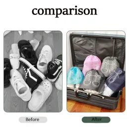 5/3/1PCS Shoes Storage Bag нетканая переночная портативная обувь пакет для хранения пылепроницаемые пакет для хранения шнурки классифицированный органайзер