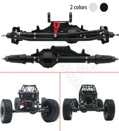 Asse posteriore anteriore a forma di diamante CNC Asse posteriore anteriore completo per 110 RC Crawler Rock Racer Assial Wraith 90018 RR10 Capra 19 UTB AA22039140117