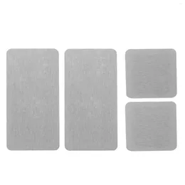 Table Mats 4 Pcs Bars Absorbent Soap Holder Diatomite Bathroom Wash Mat Water For Cup