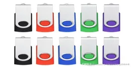 Bulk 10pcslot Metal Rotating USB 20 Flash Drive Pen Drive Thumb Memory Stick 64m 128m 256m 512m 1G 2G 4G 8G 16G 32G för PC LAPTO6562109