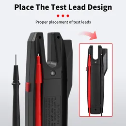 B-Seite U6 U6 Digital Clamp Messer Fork 600A Amperemeterzellen T-RMS DC AC-Strom OpenJAW Elektrische Tester Auto Multimeter