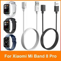 Adaptador de carregador do carregador de data de smartwatch 1m cabo de cabana USB para Xiaomi Mi Band 8 Pro/8/Redmi Smartband 2/Redmi Watch 3 Active