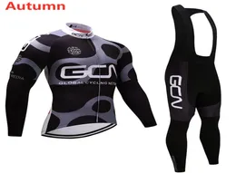 Cicling Jersey Kit 2020 Pro Team GCN Autumn Autum Long Cycling Clooding Menwomen MTB Bike Bike Bib Pants Kit Ropa Ciclismo6140606