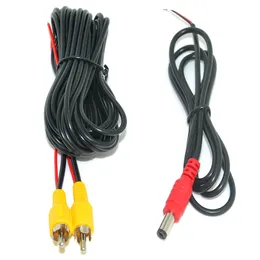 6-20 M RCA Videokabel med kraftledning för bilparkering bakvy bakifrån kamera anslut bilmonitor dvd trigger kabel valfritt