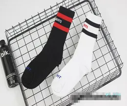 Vetements Носки Mens Nops Teenager Hip Hop Style White Black Long Sockings Letters Emleckery Athletic The Womplicers Socks 023367252