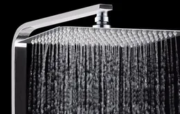 2mm Thin 12 Inch Square Rotatable Bathroom Rainfall Showerhead Super Pressurized Square Top Spray Shower Head Chrome Finish6987946