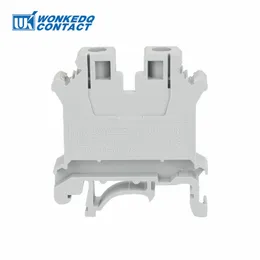 UK10N UK 10-проводящий винтовой блок 10 мм² Mounter Mounter NS35 DIN Rail Electric Universal Conctor