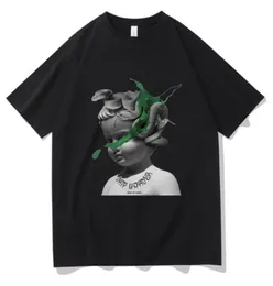 Men039s tshirts vanliga roliga män kvinnor trendig stil tshirt harajuku bländande cool lil baby och gunna dropp hårdare mönster kort 2694297