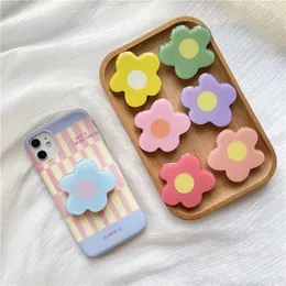 Netter 3D -Blumen -Telefonhalter dehnbarer Grifffingerhalter Ringhalter für iPhone Xiaomi