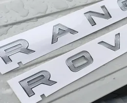 Letters Emblem Badge -logotyp för Range Rover SV Autobiography Sport Discovery Evoque Velar Car Styling Hood Trunk Badge Sticker5236283