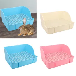 Premium Rabbit Litter Box Easy-Clean Cage Bedpan for Small