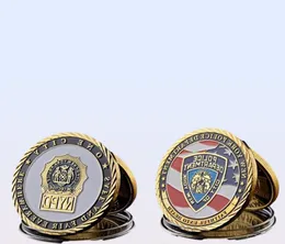 10st USA NY Sacrifice Warriors Police Heroes Memorial Eagle Craft Gift Challenge Coin Collection Gifts2677054
