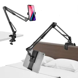 360Gree Long Arm Tablet Holder Stand för 4 till 11 -tums surfplatta Desktop Lazy Holder Bracket Support för iPad -surfplattor