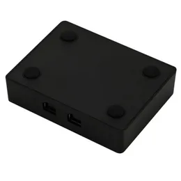 Новый 2024 2-портовый USB 2.0 Sharing Selecter Selecter Selector Автоматический переключатель Штекер устройства и воспроизведение Splitter для принтера принтера