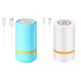 Maschinenküche intelligente kleine Lebensmittel Haushalts Vakuumversiegelung Lebensmittel Vakuumversiegelmaschine einfach tragen mit 10 Beutel Blau