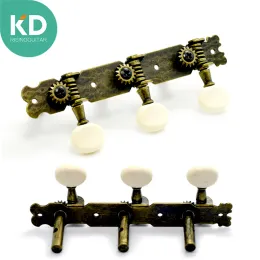 Cavi KD Classico Tuning Guitar Tuning PEG Antique Bronzo Pagni ovali Pulsanti ovali Accessori per le riparazioni della chitarra per chitarra