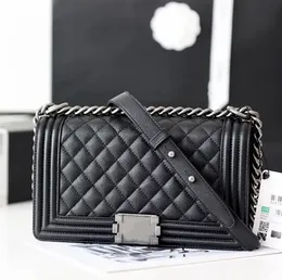 10A Designer Bag Luxury Shoulder Bag Mirror High Quality Crossbody Designer Bag High Quality Fashion Black Women's Chain Handbag Small Leather Flip Bag with Box